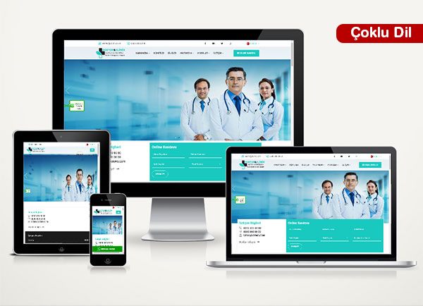 Doktor - Klinik Web Sitesi Paketi Care