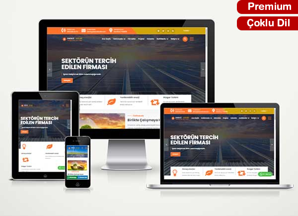 Elektrik Firma Web Sitesi Paketi Solar