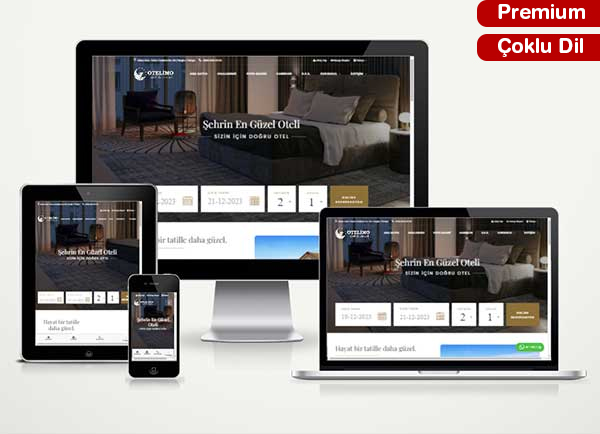 Otel - Pansiyon Web Sitesi Paketi Otelimo
