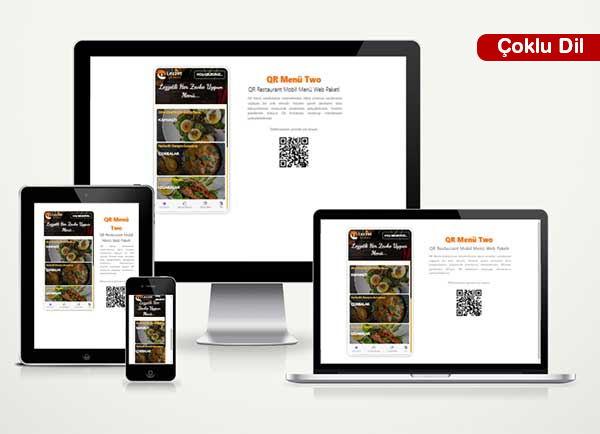 QR Restaurant Mobil Menü Web Sitesi Paketi Two