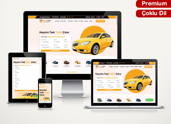 Rent A Car Web Sitesi Paketi Miles