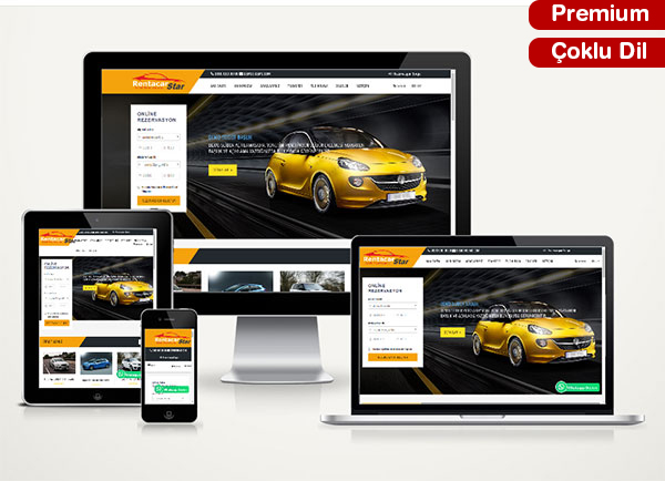 Rent A Car Web Sitesi Paketi Star