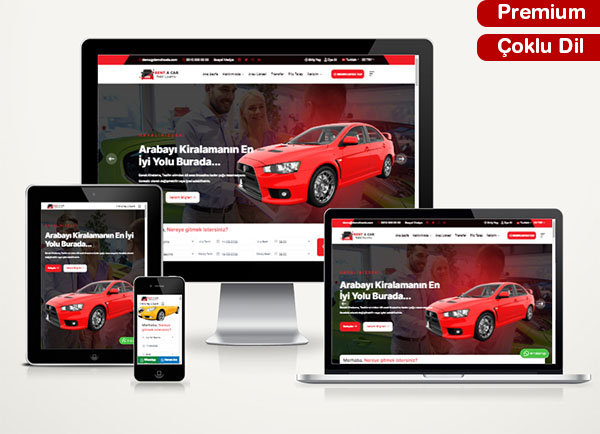 Rent A Car Web Sitesi Paketi İconcar