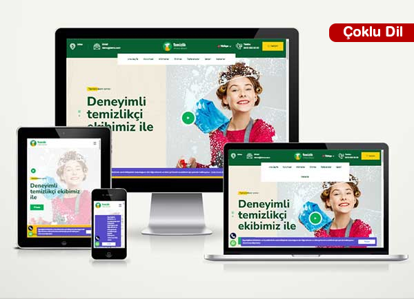 Temizlik Firma Web Sitesi Paketi Premises