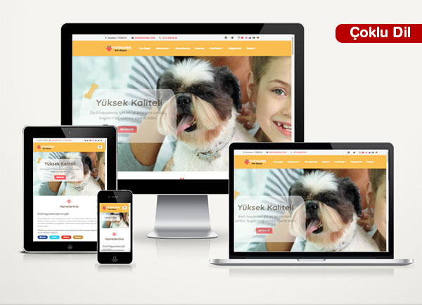 Veteriner Kliniği Web Sitesi Woof