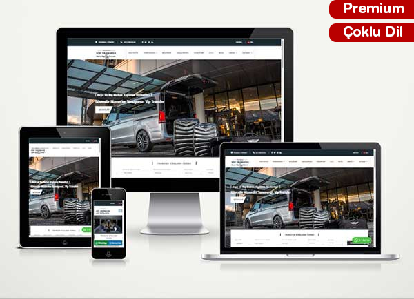 Vip Transfer Web Sitesi Paketi Airport