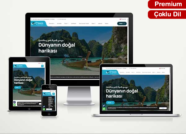 Tur - Gezi Firma Web Sitesi Paketi Journey